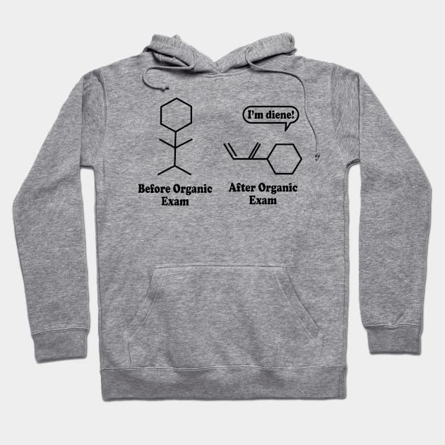 Help Me, I'm Diene !!! Chemistry Joke Hoodie by ScienceCorner